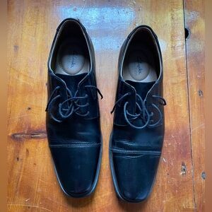 Men’s Clark Dress Shoes, Black, Size 11